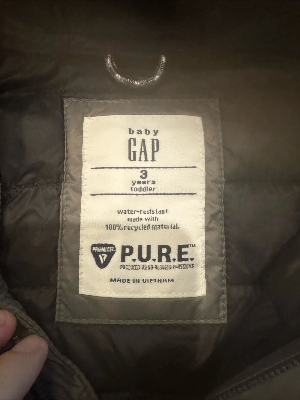 GAP Baby Toddler Jacket in Dark Gray